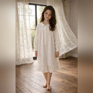April Cornell Girls Cotton Nightdress | Holiday Heirloom Style
